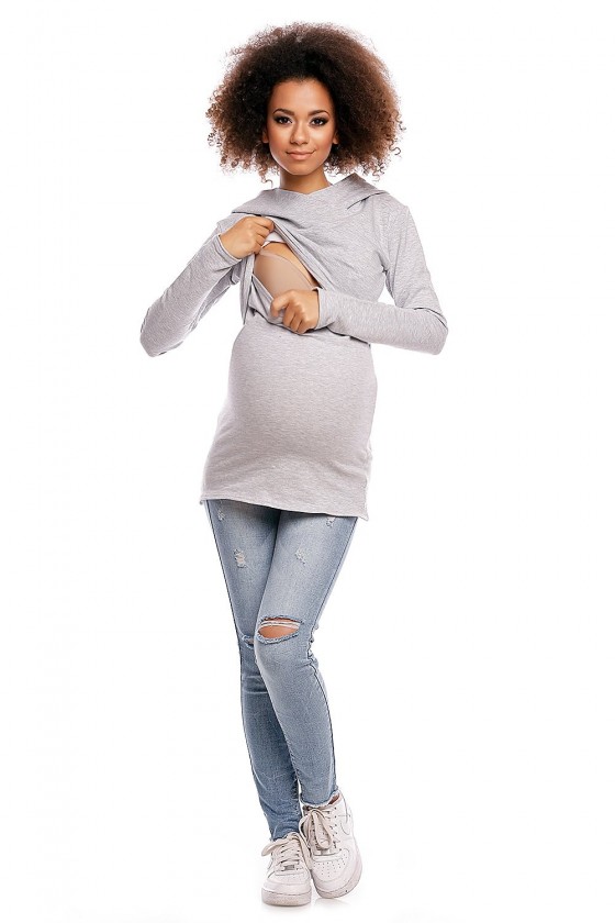 Maternity sweatshirt model 84459 PeeKaBoo