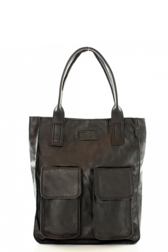Natural leather bag model...
