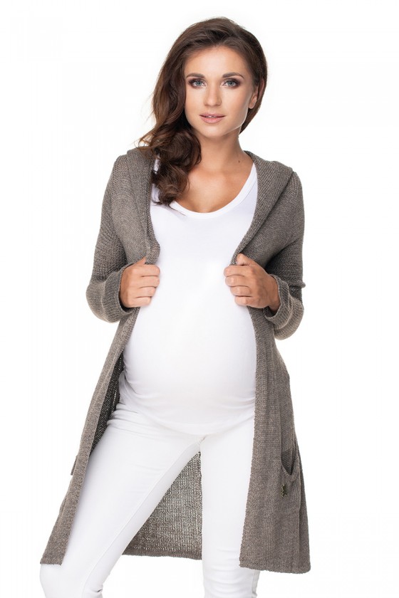 Pregnancy cardigan model...