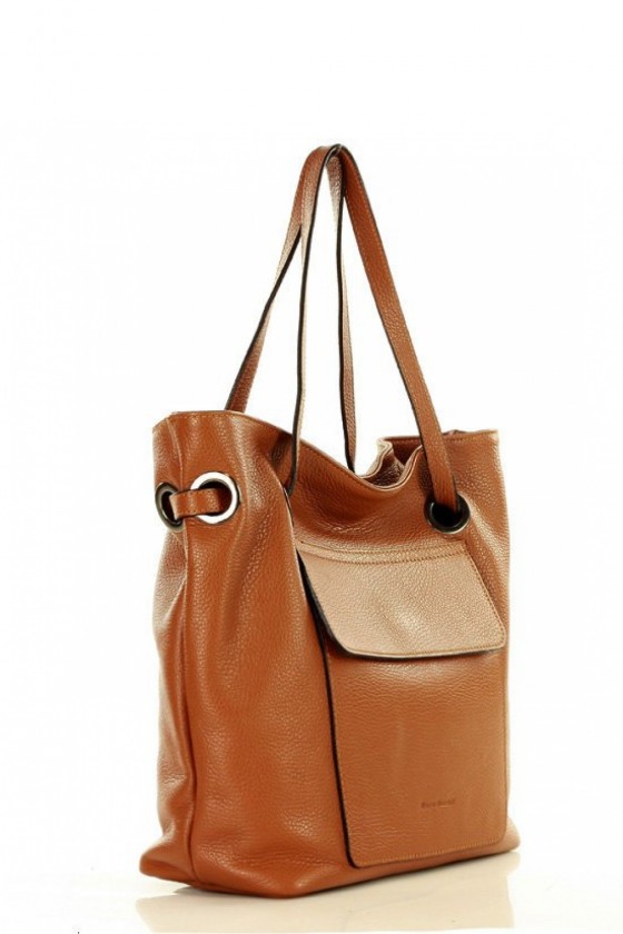 Natural leather bag model 149358 Mazzini