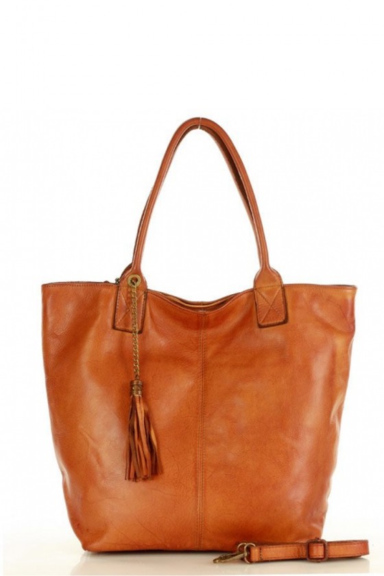 Natural leather bag model 152796 Mazzini