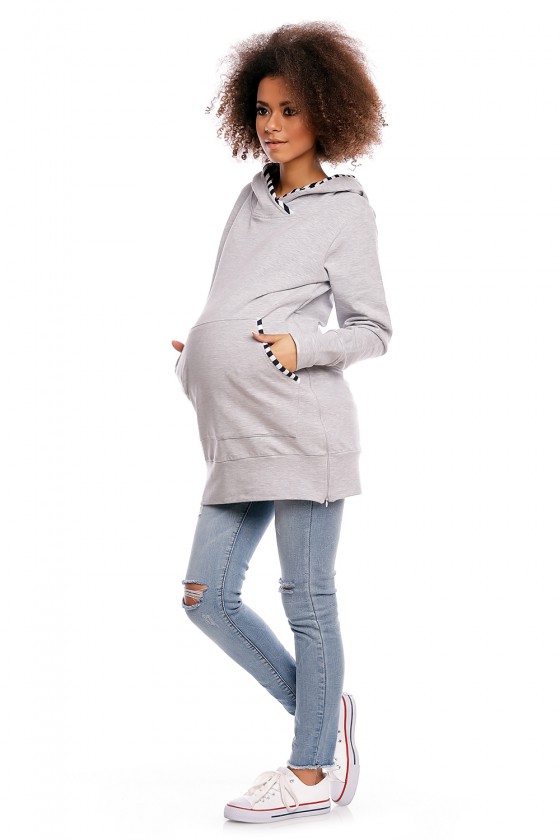 Maternity sweatshirt model 84445 PeeKaBoo