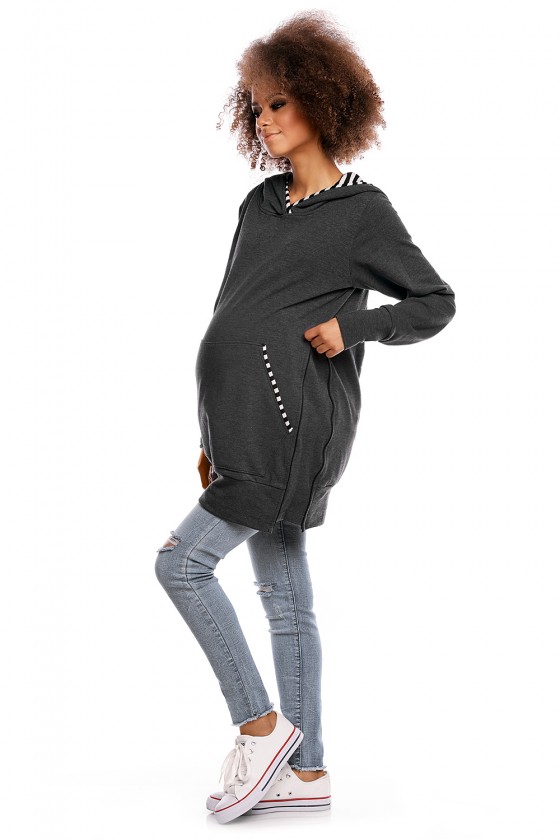 Maternity sweatshirt model 84446 PeeKaBoo