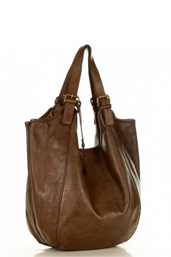 Natural leather bag model 156942 Mazzini