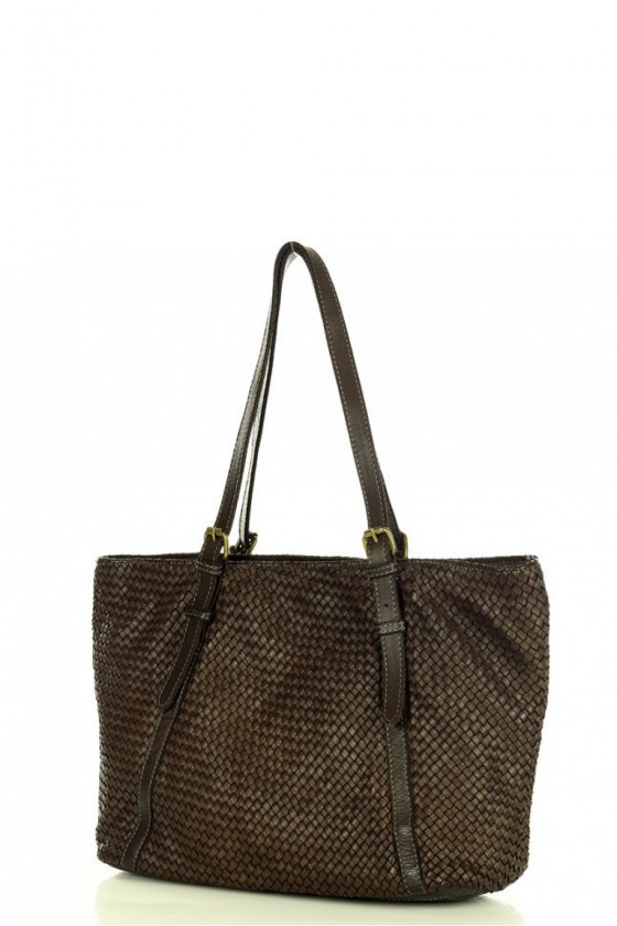 Natural leather bag model 158338 Mazzini