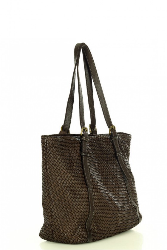 Natural leather bag model 158338 Mazzini
